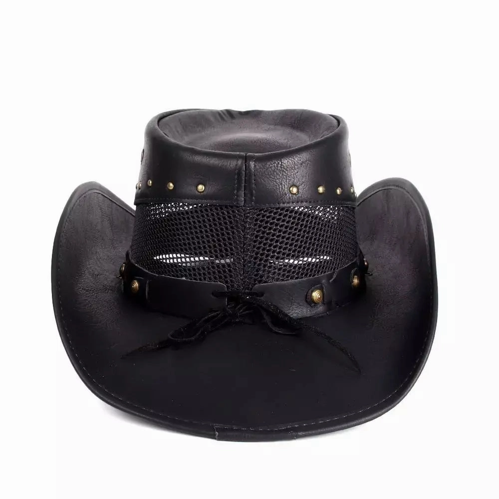 Justin Mesh Genuine Leather Cowboy Hat