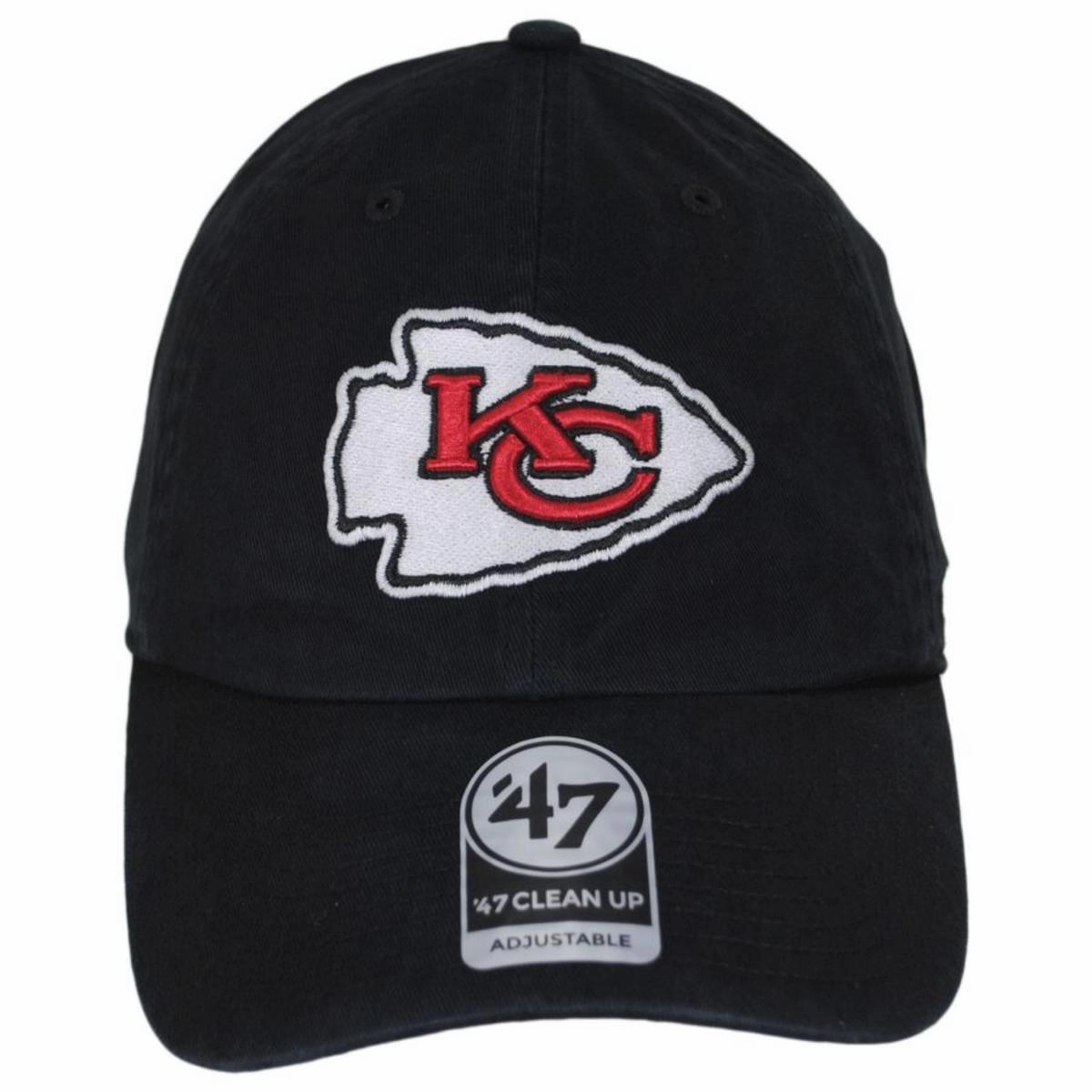 Kansas City Chiefs NFL Clean Up Strapback Baseball Cap Dad Hat
