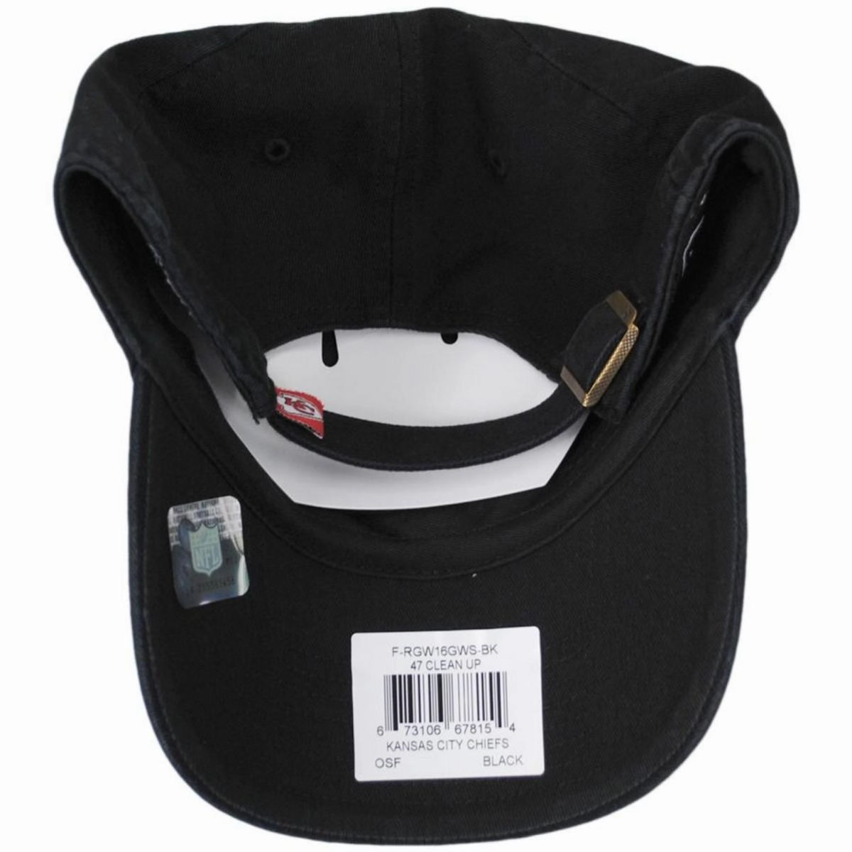 Kansas City Chiefs NFL Clean Up Strapback Baseball Cap Dad Hat