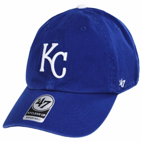Kansas City Royals MLB Clean Up Strapback Baseball Cap Dad Hat