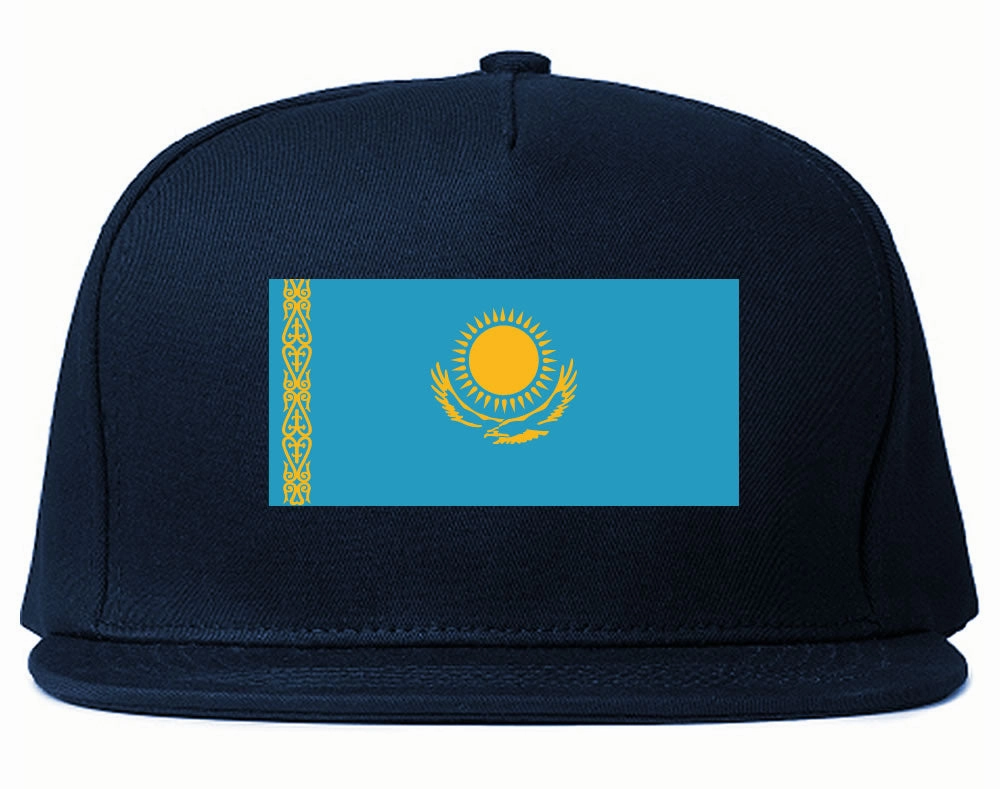 Kazakhstan Flag Country Printed Snapback Hat Cap