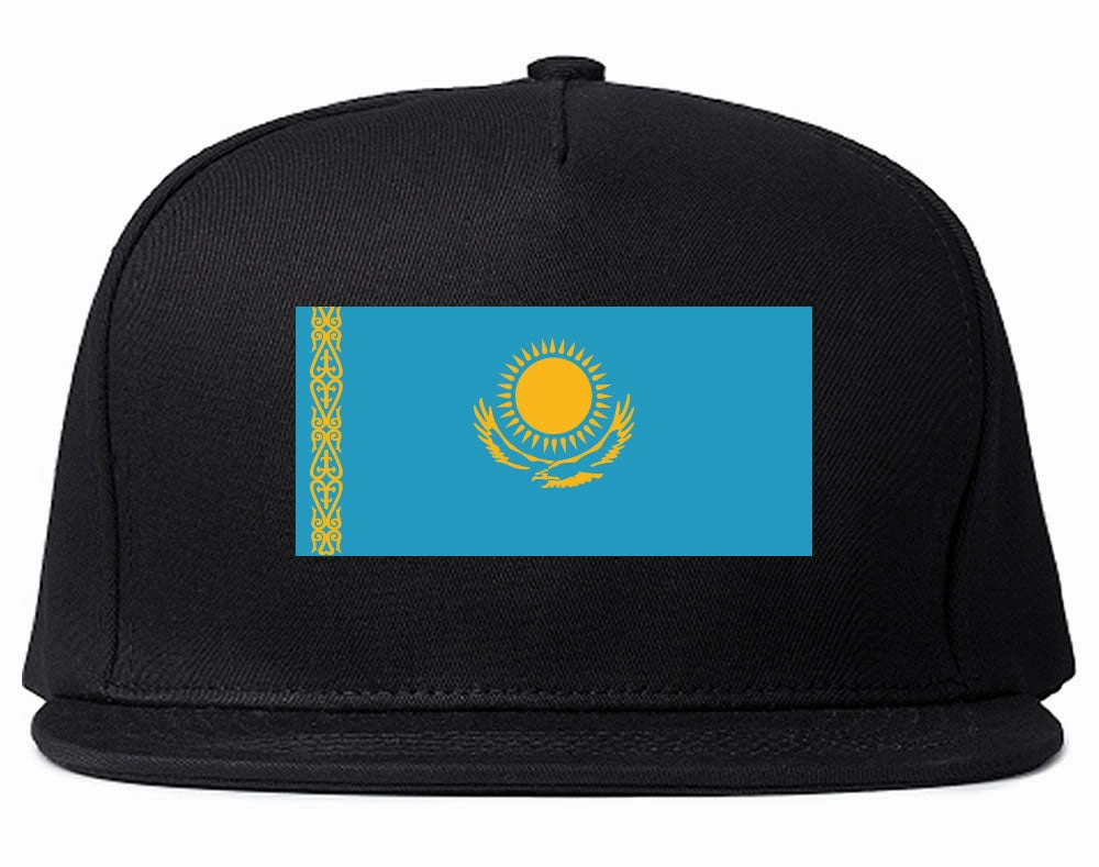 Kazakhstan Flag Country Printed Snapback Hat Cap