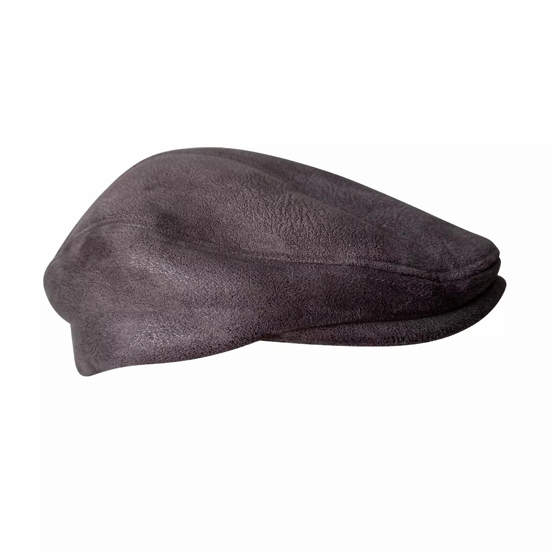 Kearney Vintage Coffee Leather Flat Cap