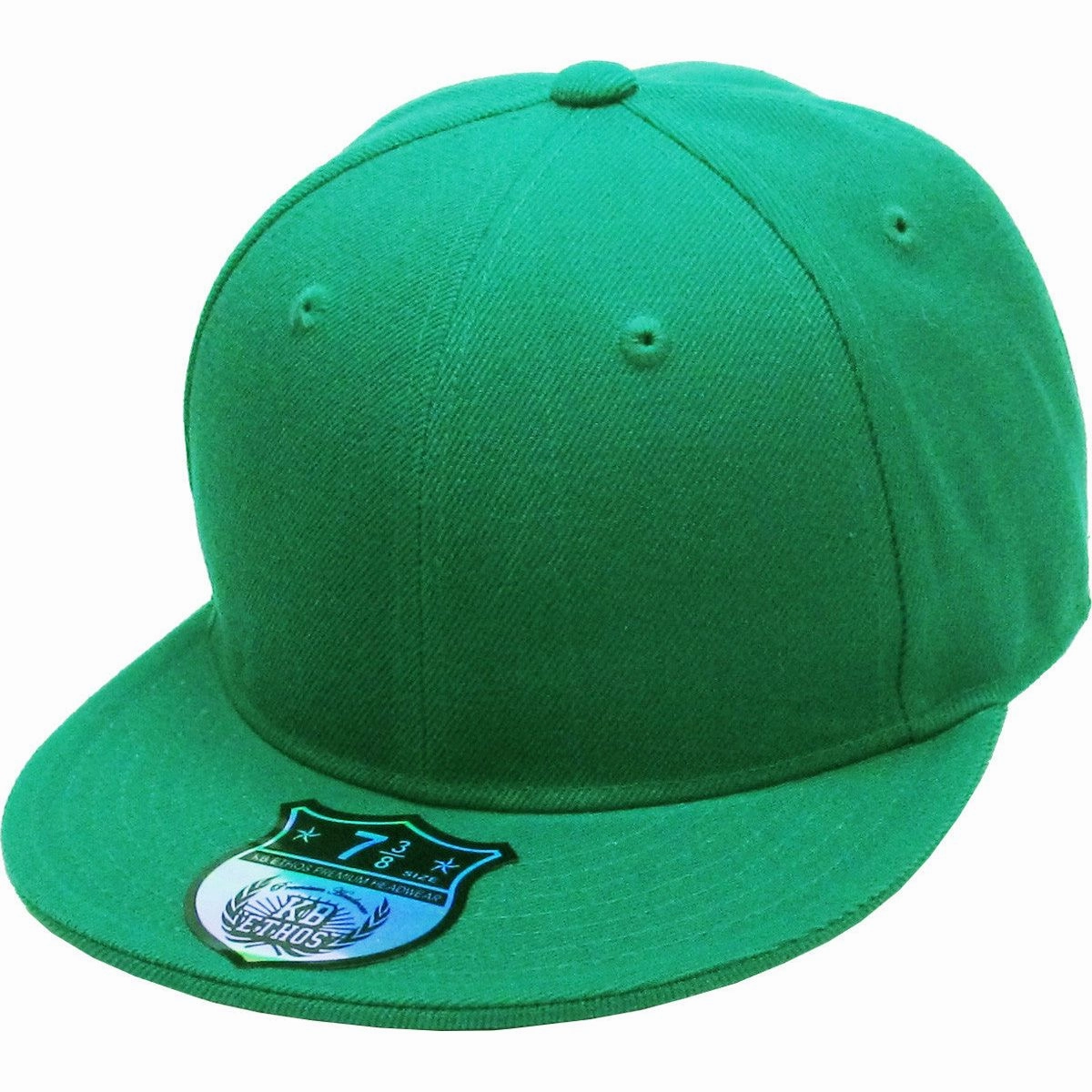 Kelly Green - Structured and Fitted Baseball Cap