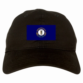 Kentucky State Flag KY Chest Mens Dad Hat
