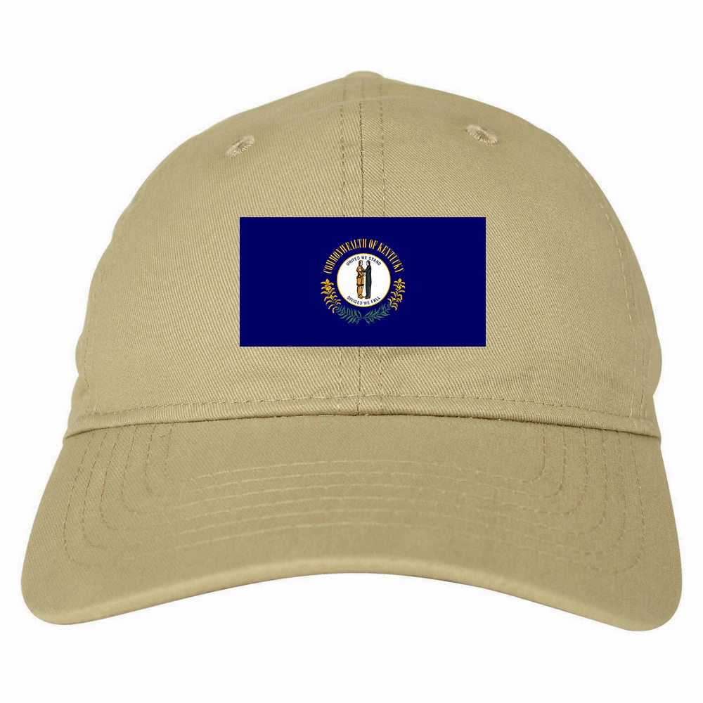 Kentucky State Flag KY Chest Mens Dad Hat