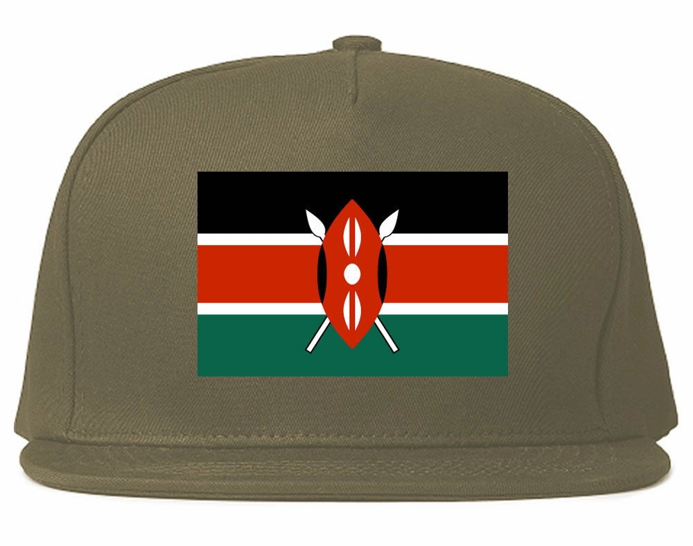 Kenya Flag Country Printed Snapback Hat Cap