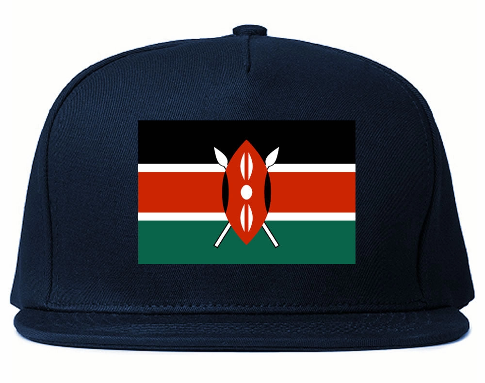 Kenya Flag Country Printed Snapback Hat Cap