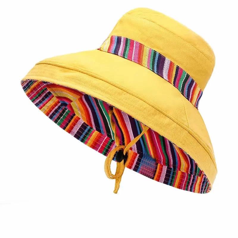 Keruac Multicolor Striped Bucket Hat