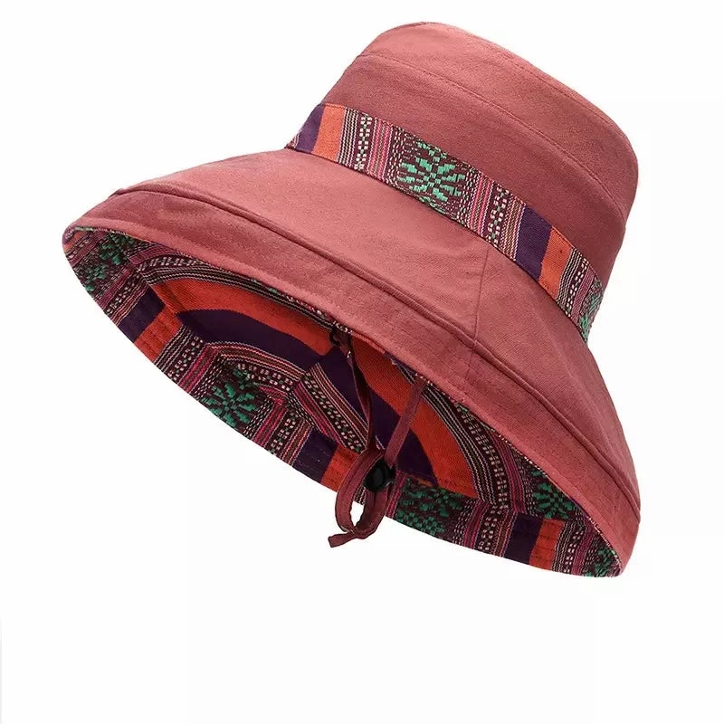 Keruac Multicolor Striped Bucket Hat