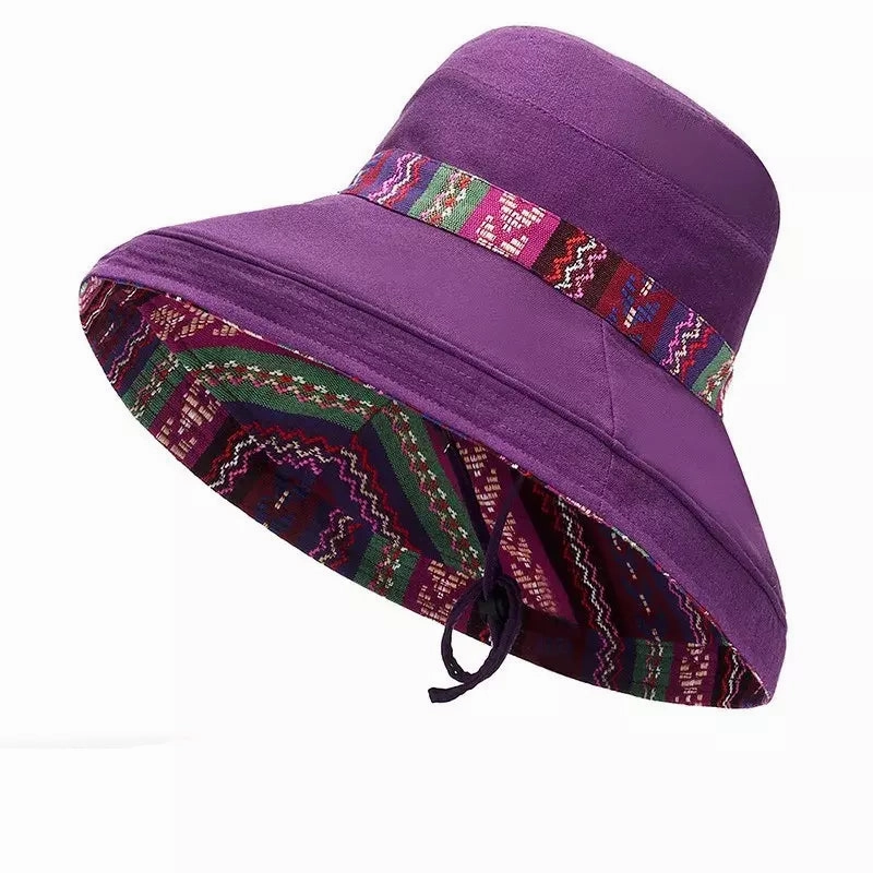 Keruac Multicolor Striped Bucket Hat