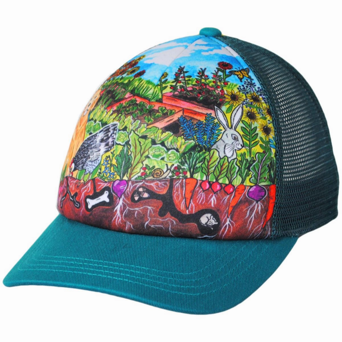 Kid's Garden Party Trucker Snapback Baseball Cap