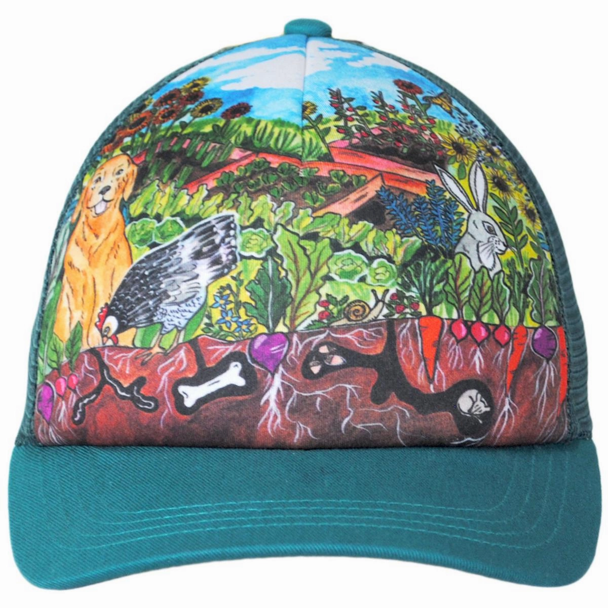 Kid's Garden Party Trucker Snapback Baseball Cap