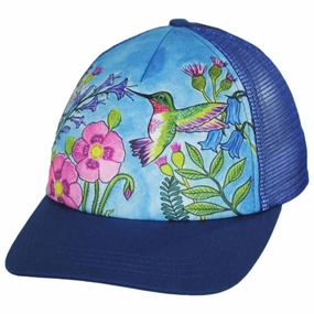 Kid's Hummingbird  Trucker Snapback Baseball Cap