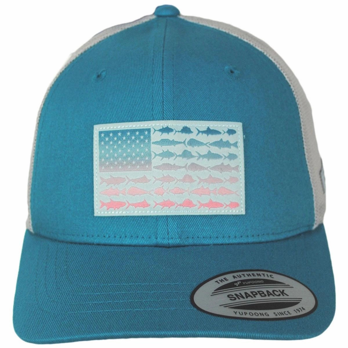 Kid's PFG Fish Flag Snapback Baseball Cap
