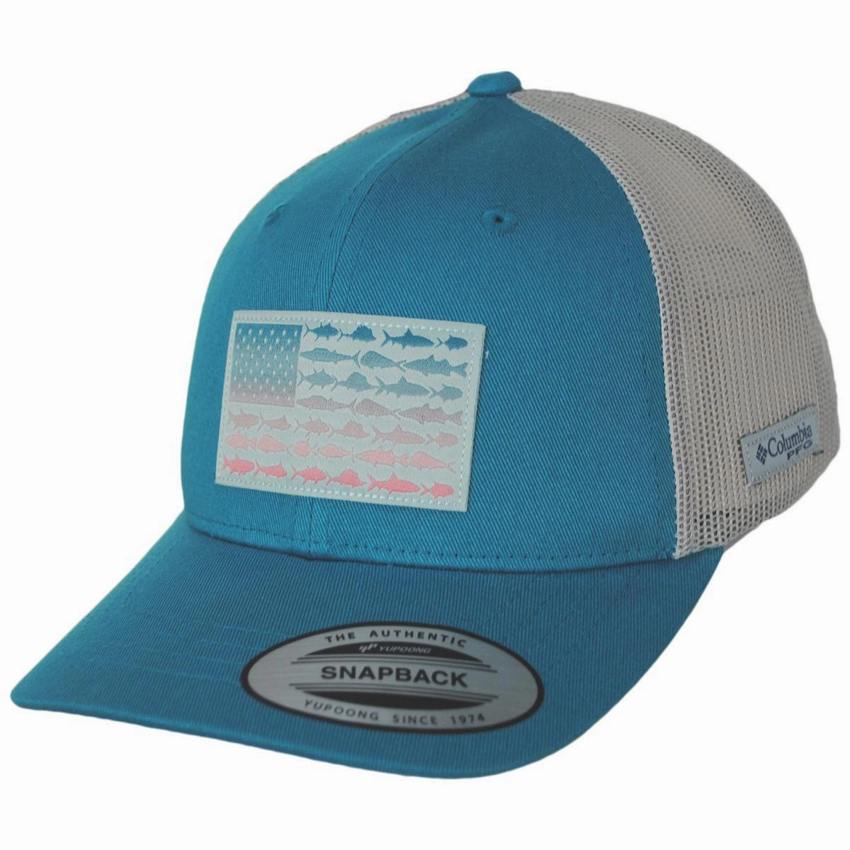 Kid's PFG Fish Flag Snapback Baseball Cap