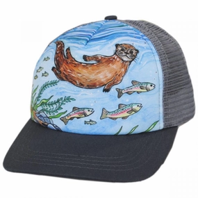 Kid's River Otter Trucker Snapback Baseball Cap