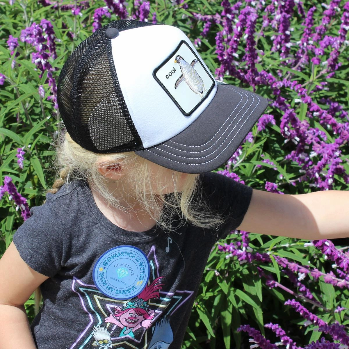 Kid's Tuxie Mesh Trucker Snapback Baseball Cap