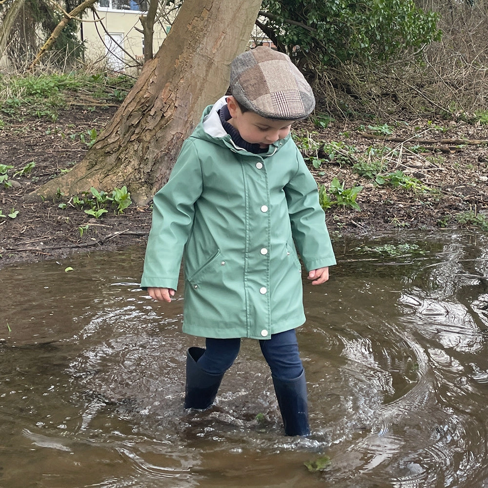Kids Patch Flat Cap - Multi-Coloured