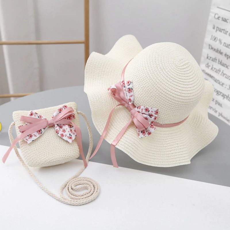 Kids Summer Sun Hat Princess Style