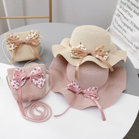 Kids Summer Sun Hat Princess Style