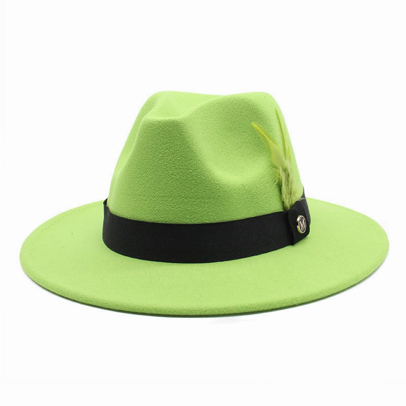 Killeen Feather Wool Fedora Hat