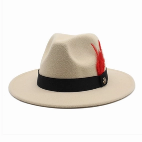Killeen Feather Wool Fedora Hat