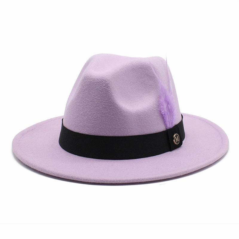 Killeen Feather Wool Fedora Hat