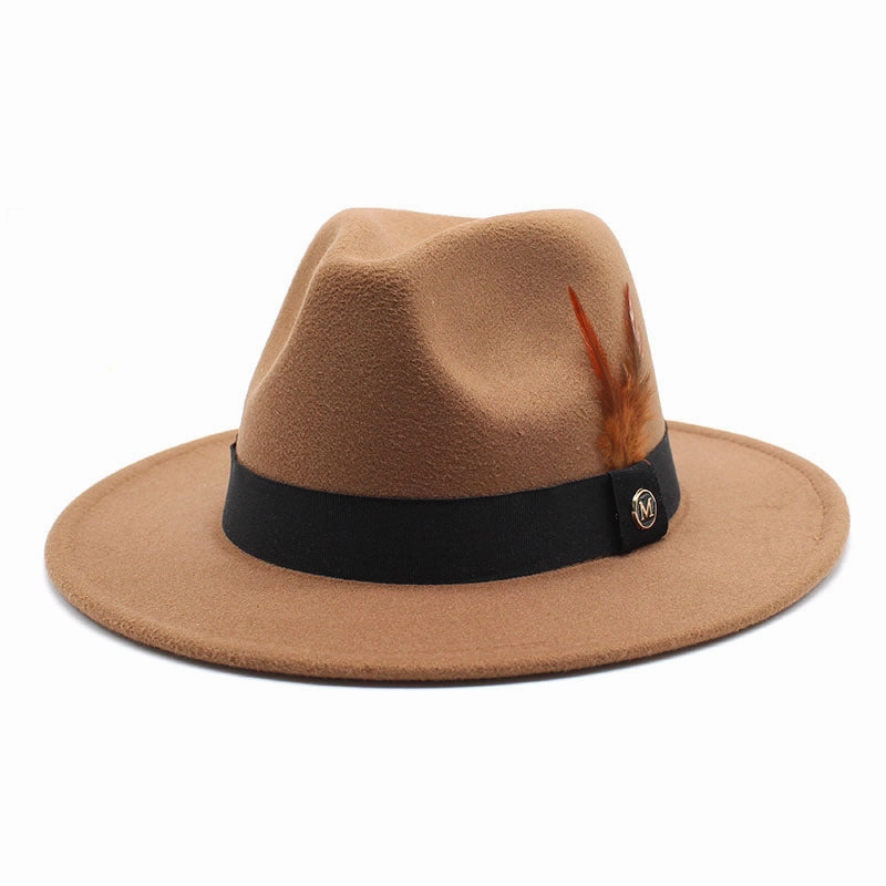 Killeen Feather Wool Fedora Hat