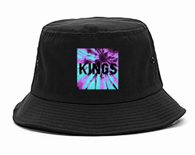 Kings Blue Tie Dye Box Logo Bucket Hat