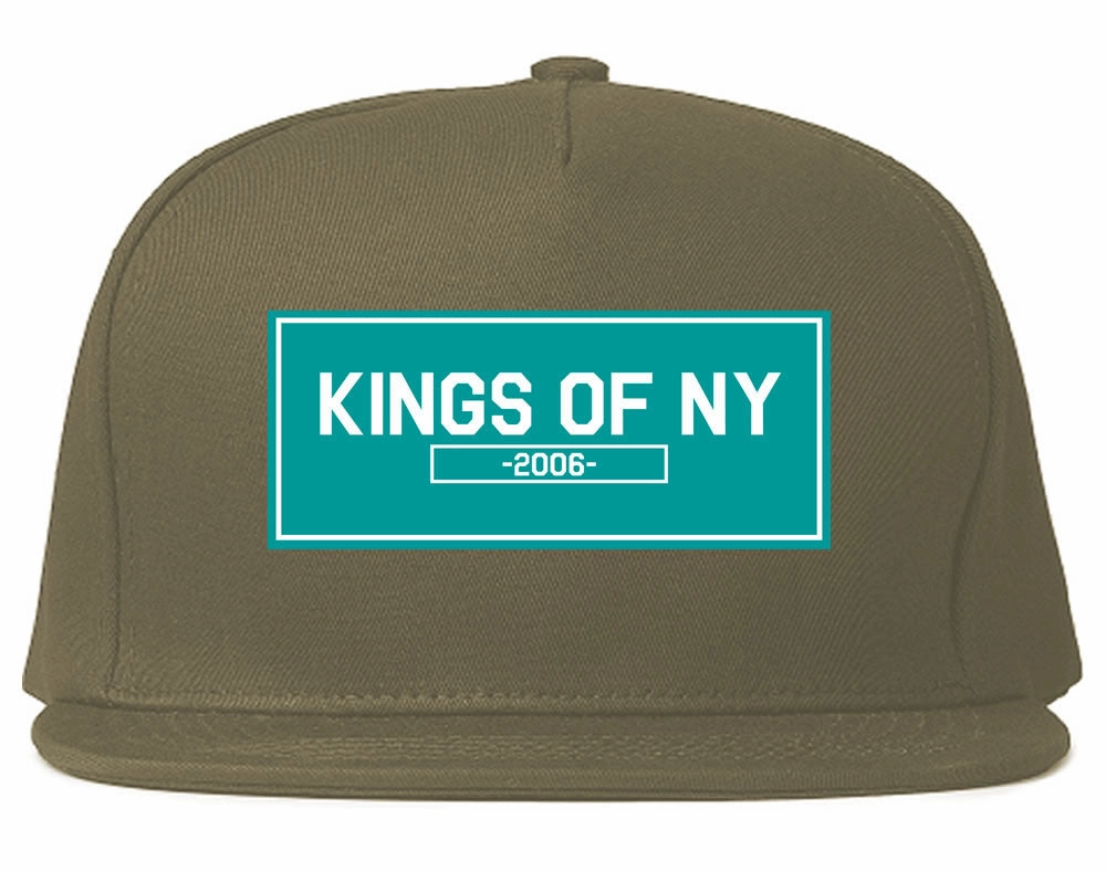 Kings Of NY 2006 FALL15 Blue Logo Snapback Hat