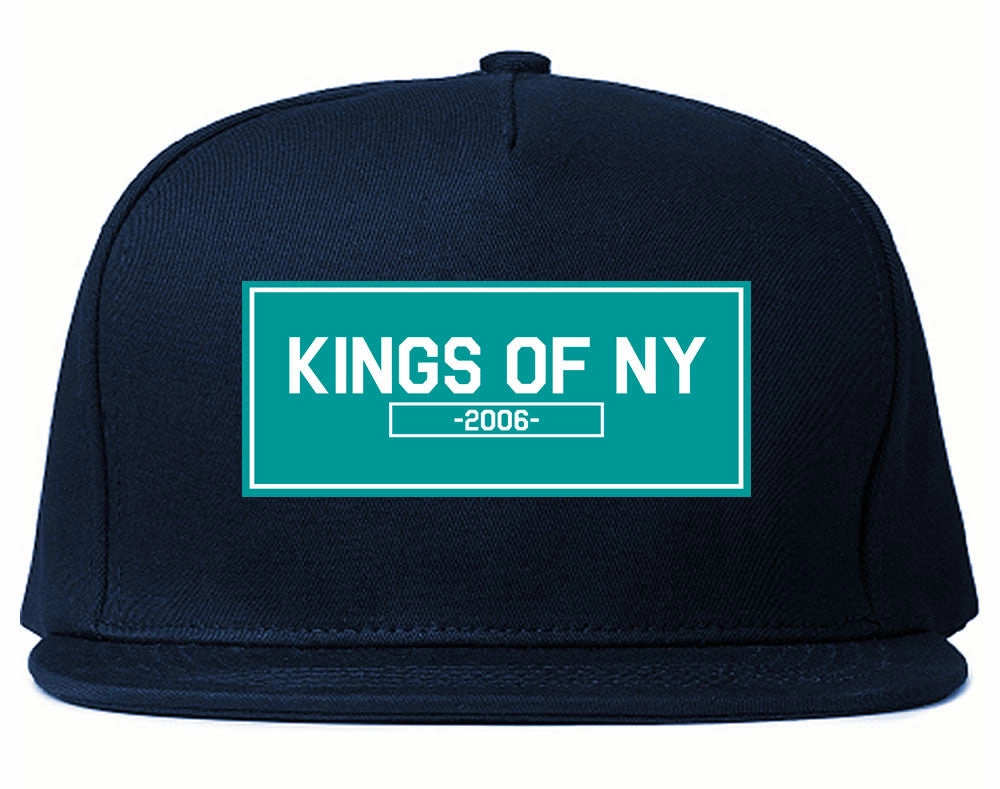Kings Of NY 2006 FALL15 Blue Logo Snapback Hat