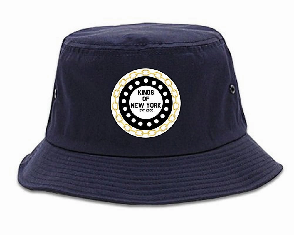 Kings Of NY Chain Logo Bucket Hat