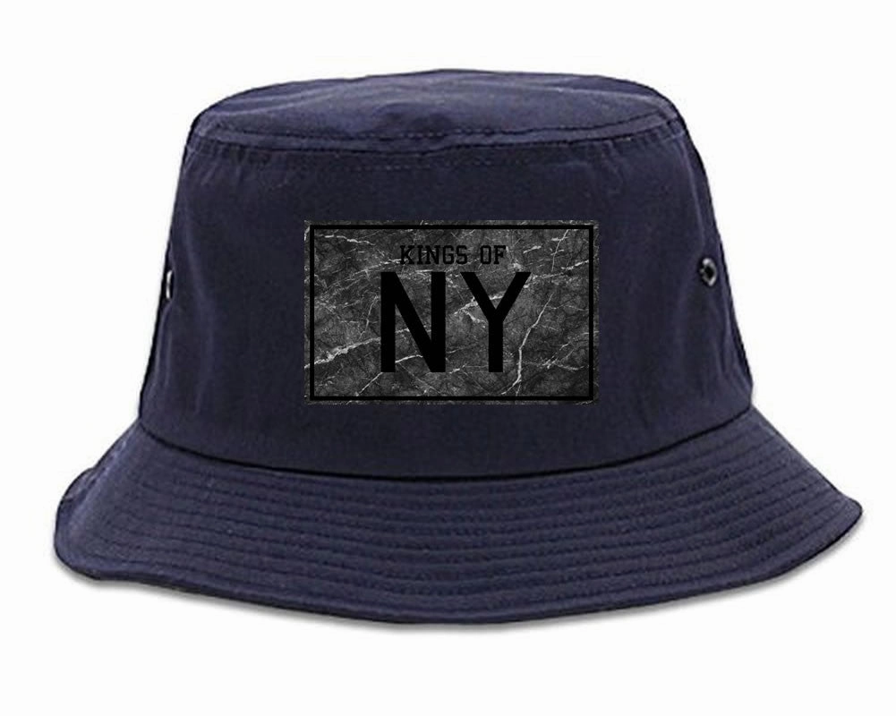 Kings Of NY Granite Print Bucket Hat