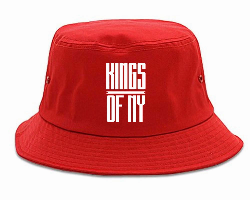 Kings Of NY Long Stretched Logo Bucket Hat