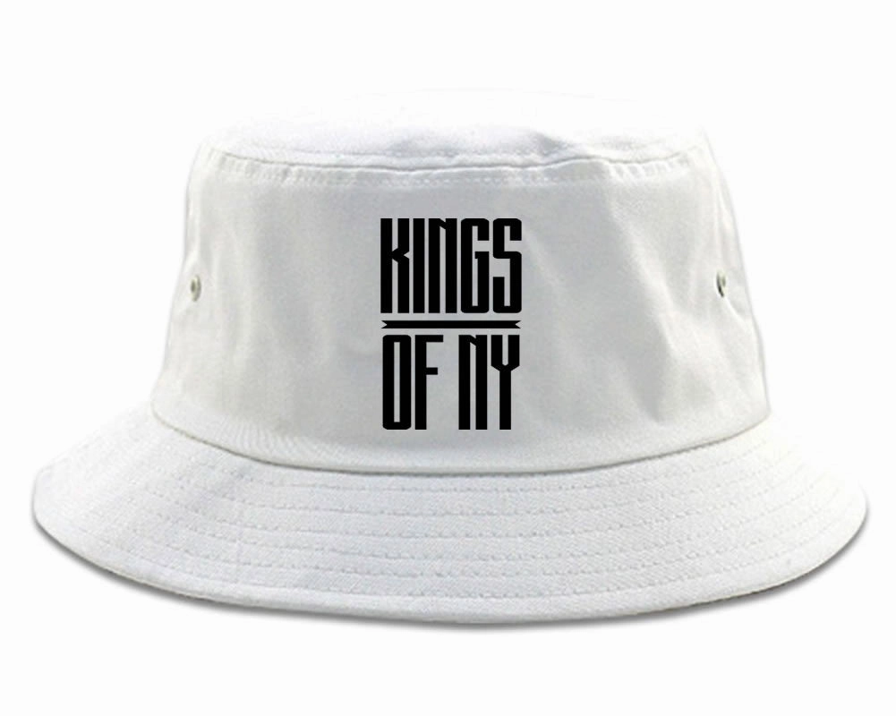 Kings Of NY Long Stretched Logo Bucket Hat