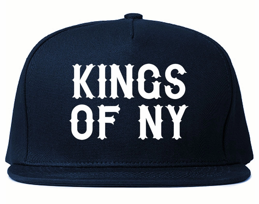 Kings Of NY Retro Font Logo Snapback Hat