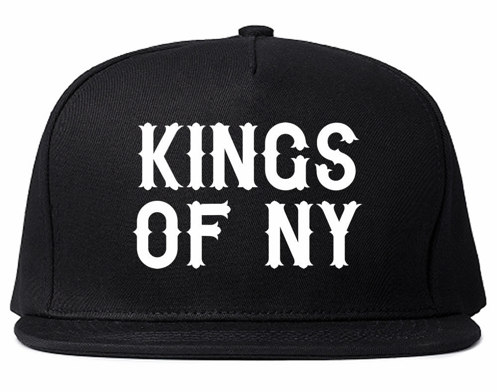 Kings Of NY Retro Font Logo Snapback Hat