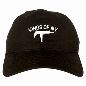 Kings Of NY UZI GUN Logo Mens Dad Hat