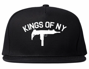 Kings Of NY UZI GUN Logo Mens Snapback Hat