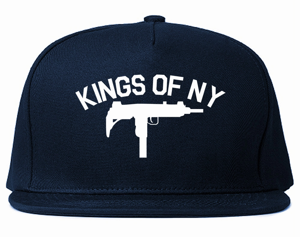 Kings Of NY UZI GUN Logo Mens Snapback Hat