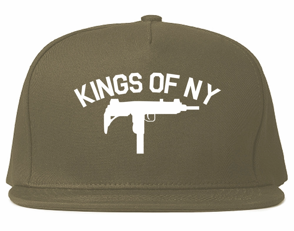 Kings Of NY UZI GUN Logo Mens Snapback Hat