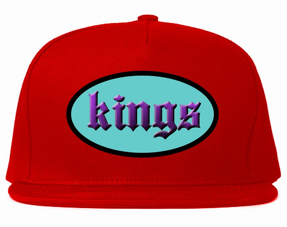 Kings Oval 3D Logo Chest Mens Snapback Hat