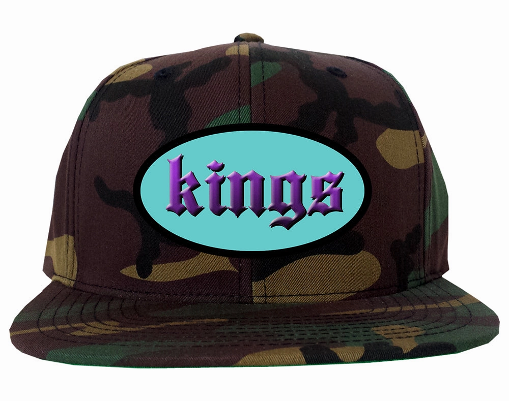 Kings Oval 3D Logo Chest Mens Snapback Hat