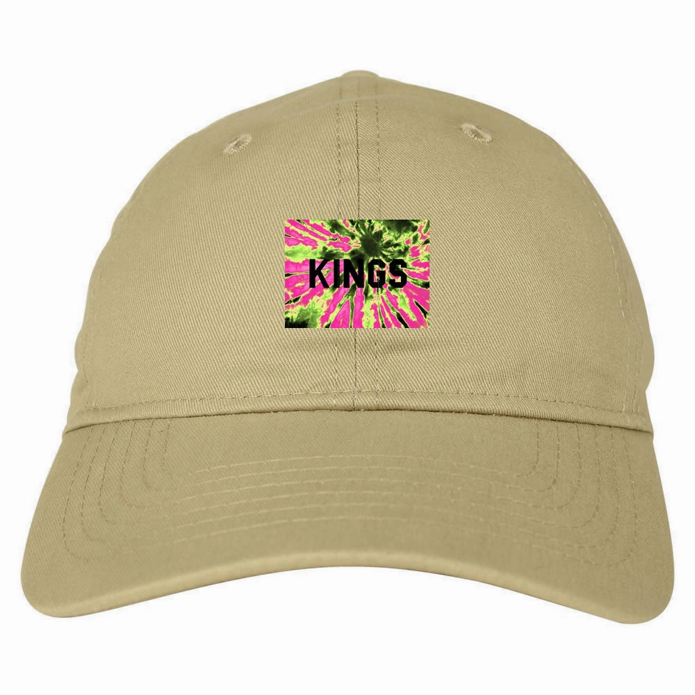 Kings Pink Tie Dye Logo Dad Hat