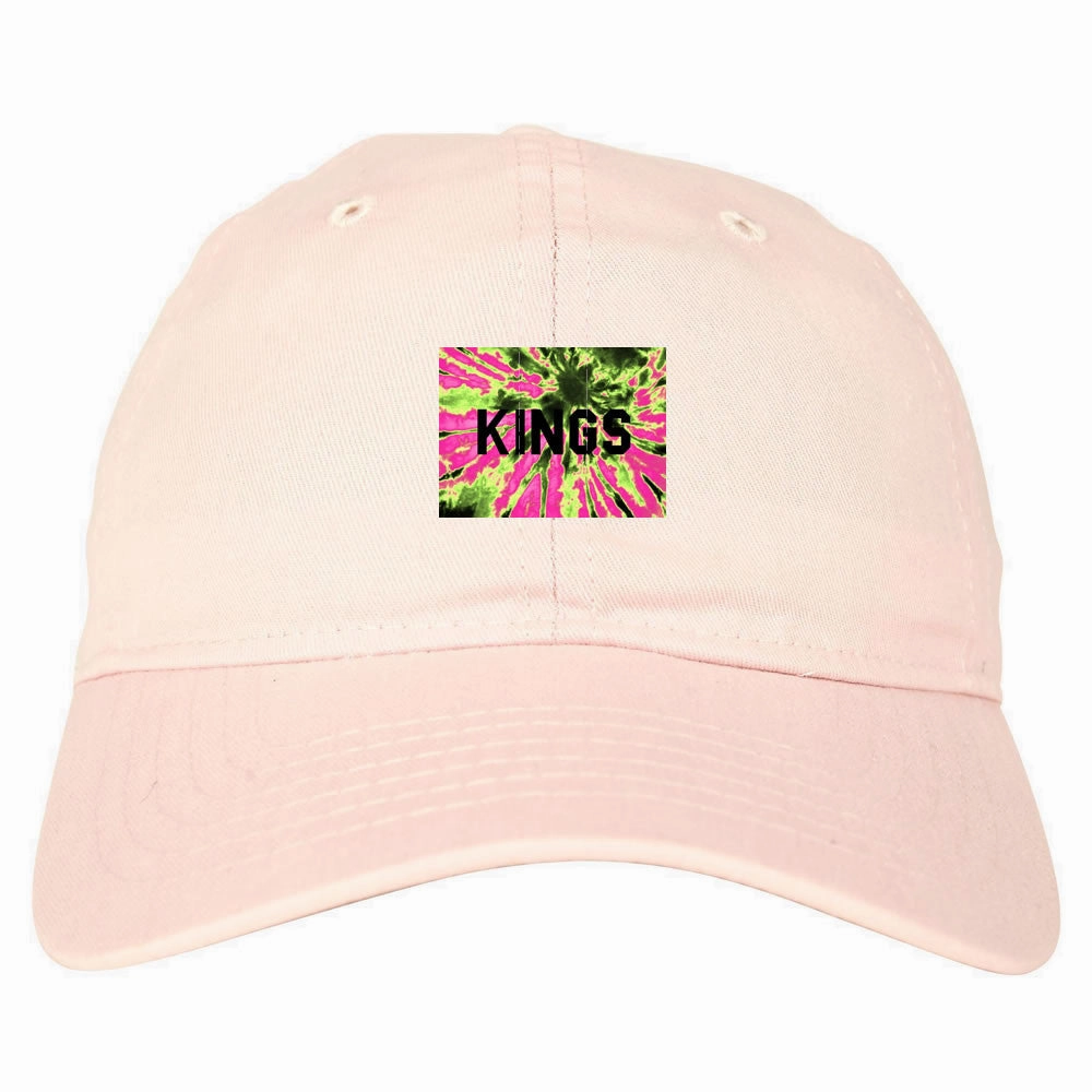 Kings Pink Tie Dye Logo Dad Hat