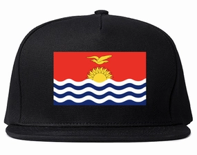 Kiribati Flag Country Printed Snapback Hat Cap