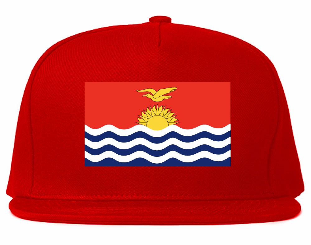 Kiribati Flag Country Printed Snapback Hat Cap