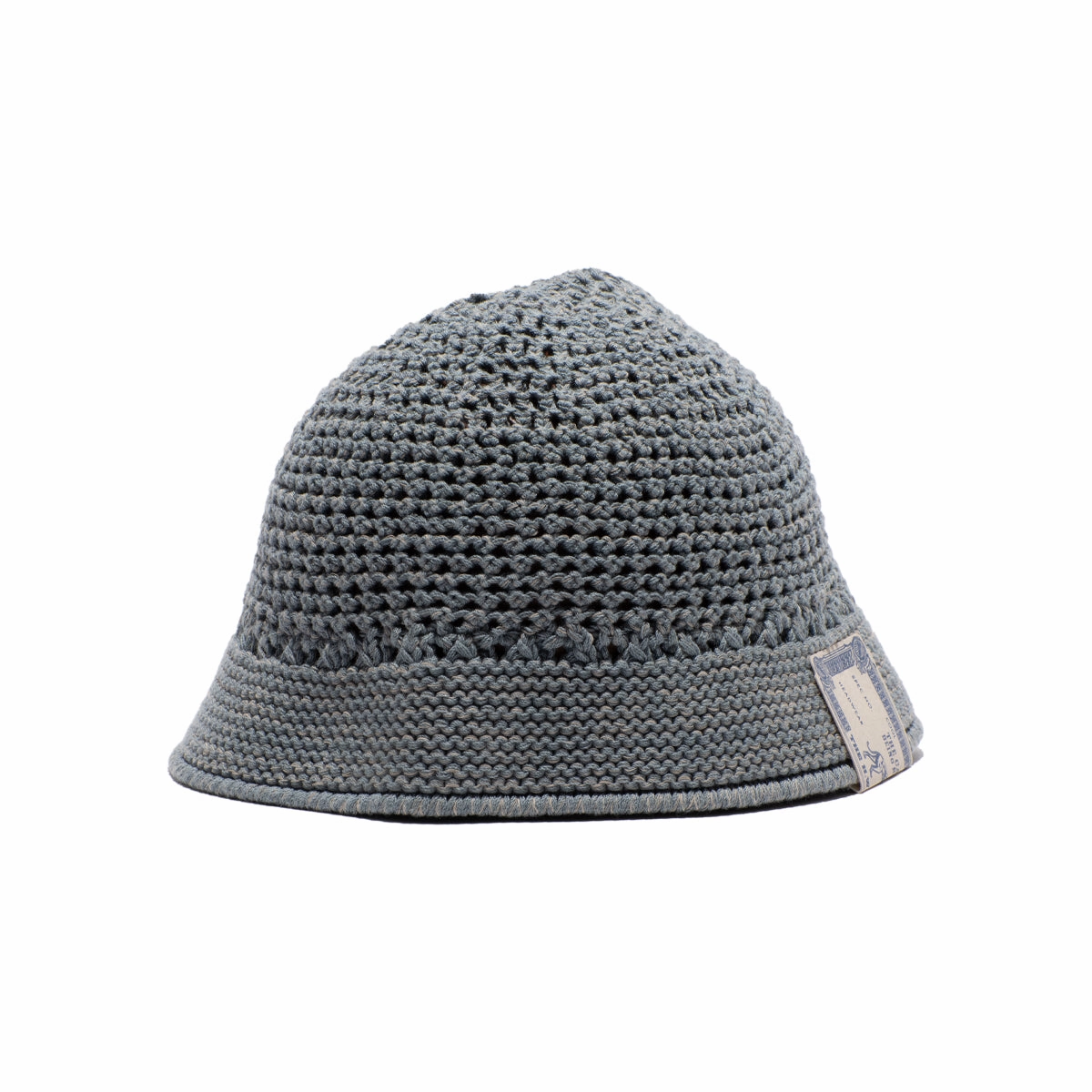 KNIT HAT - Blue Gray