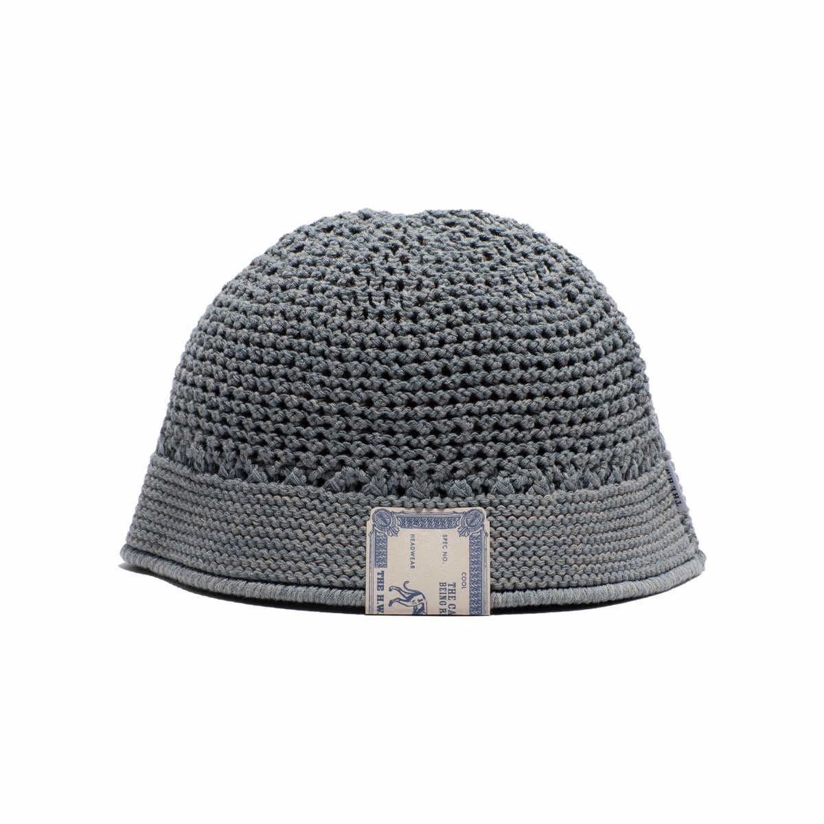 KNIT HAT - Blue Gray